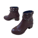 1894 Identity V Cosplay Bartender Black Rose Shoes for Anime Conventions - Halloweez